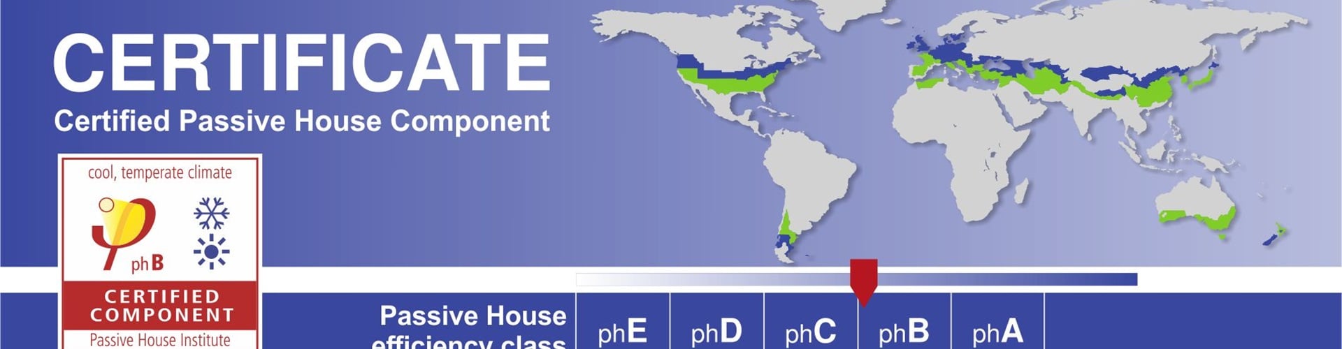 Certificate for passive houses